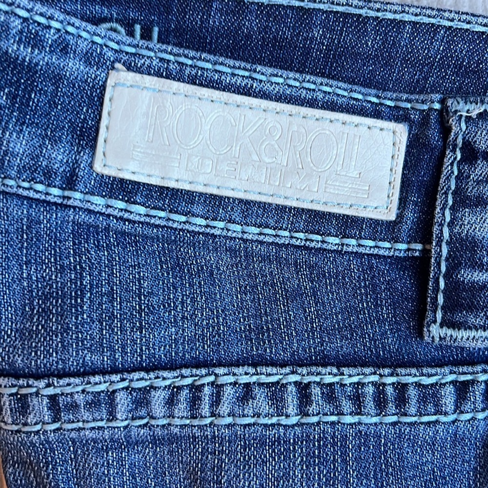 Rock & Roll Cowgirl‎ Jeans Riding Size: 27 X 32 Starched Color: Blue